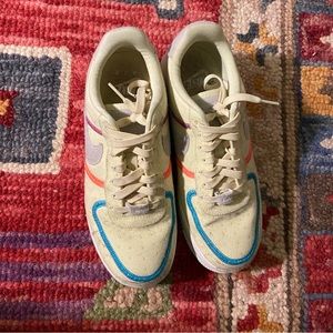 Yellow nike air forces- size 7.5 womens